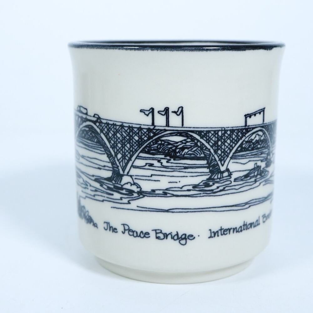 AM & A's Vintage Buffalo NY The Peace Bridge International Border MUG